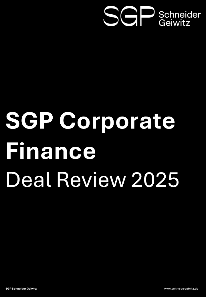 SGP Corporate Finance: M&A-Transaktionen 2025 im Überblick